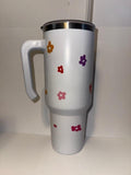 Funky Floral 40oz Tumbler